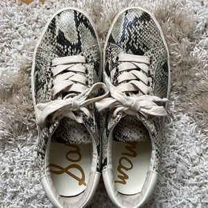 Sam Edelman Snake Skin Sneakers